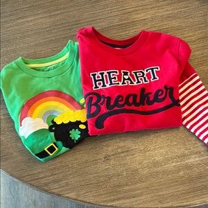 Heart Breaker Red Kids Shirt